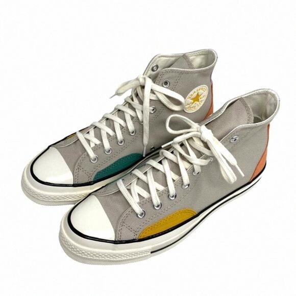 Converse Ctas 70 High Shoes Men’s Size Gray Multi A05122C Sneakers Skate Canvas - Picture 2 of 9